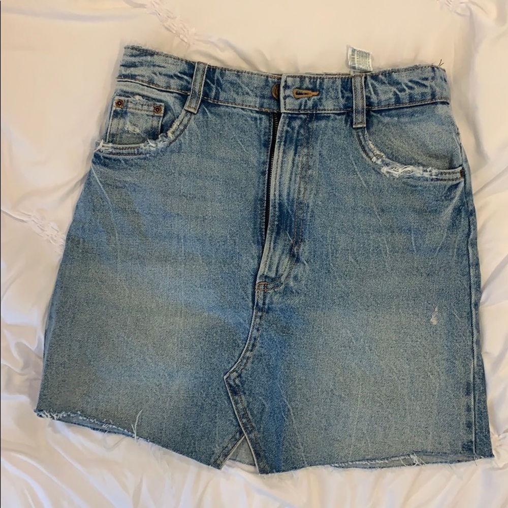 Zara Mini Denim Skirt